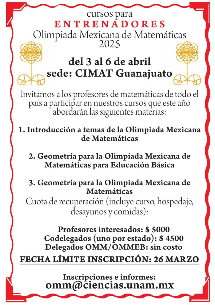 Descripción para el curso de entrenadores